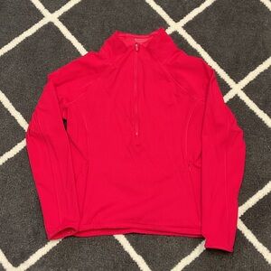 Athleta red lightweight zippered jacket